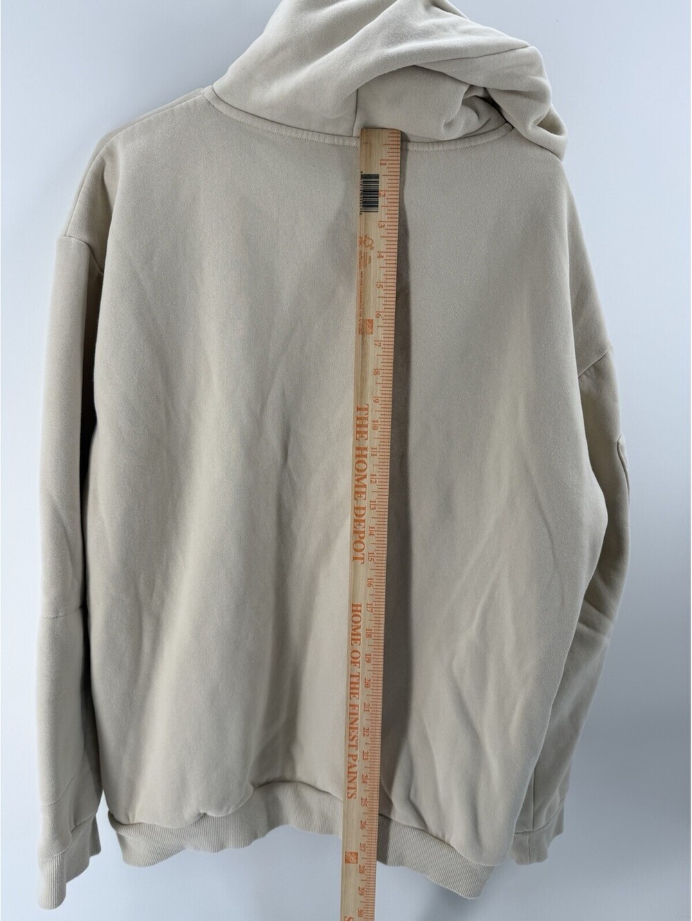 Comfort Travel Essentials Hoodie Unisex Size L Pockets Travel Oversized Stone - Picture 5 of 8